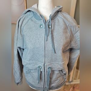 Adidas Stella McCartney Heathered Blue Gray Jacket
